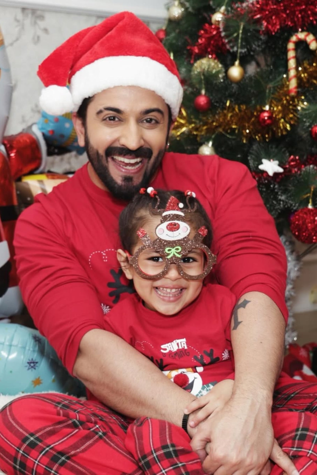 Red Nose Reindeer Pajama Set for Family