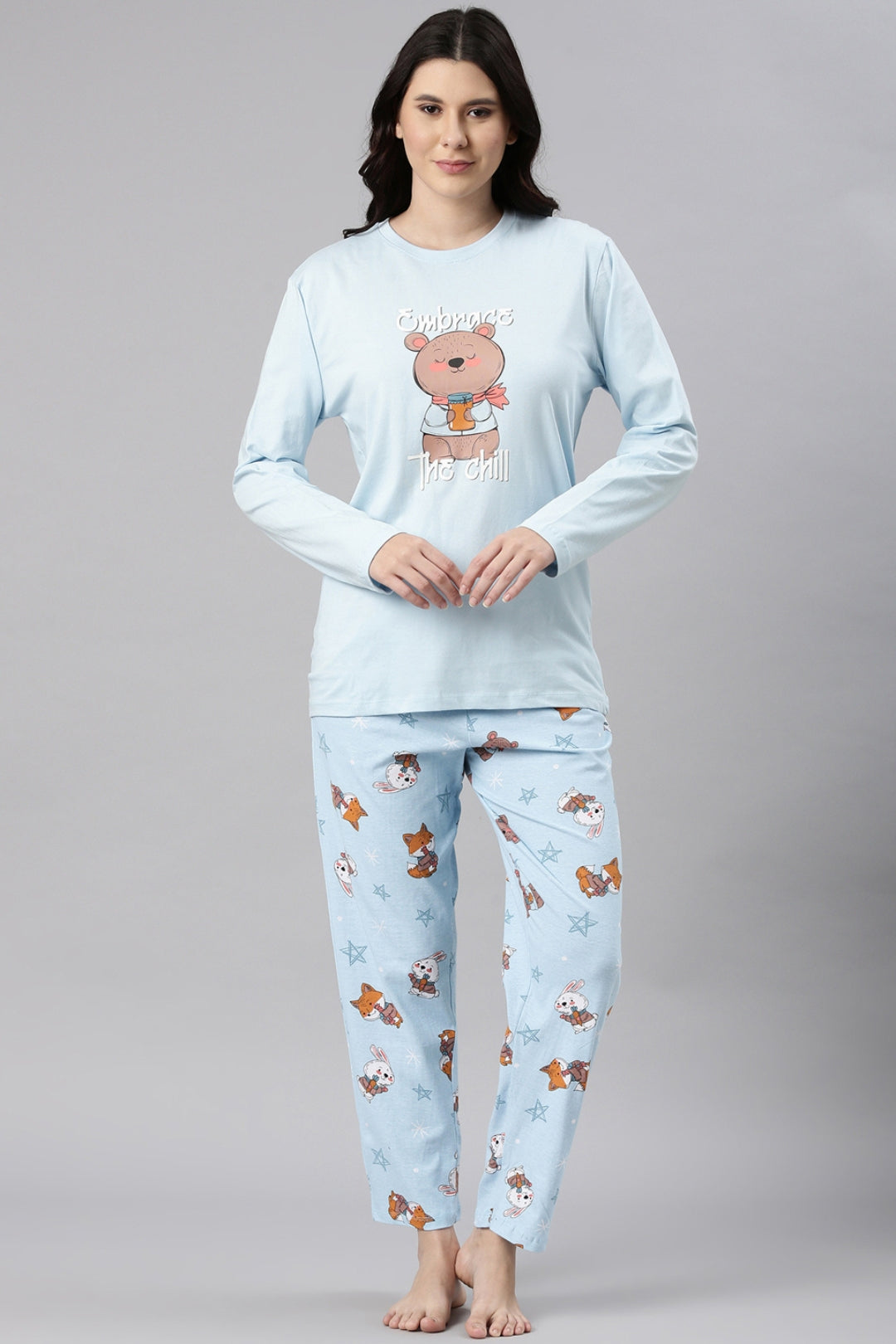 Woodland Bear Pajama Set for Family