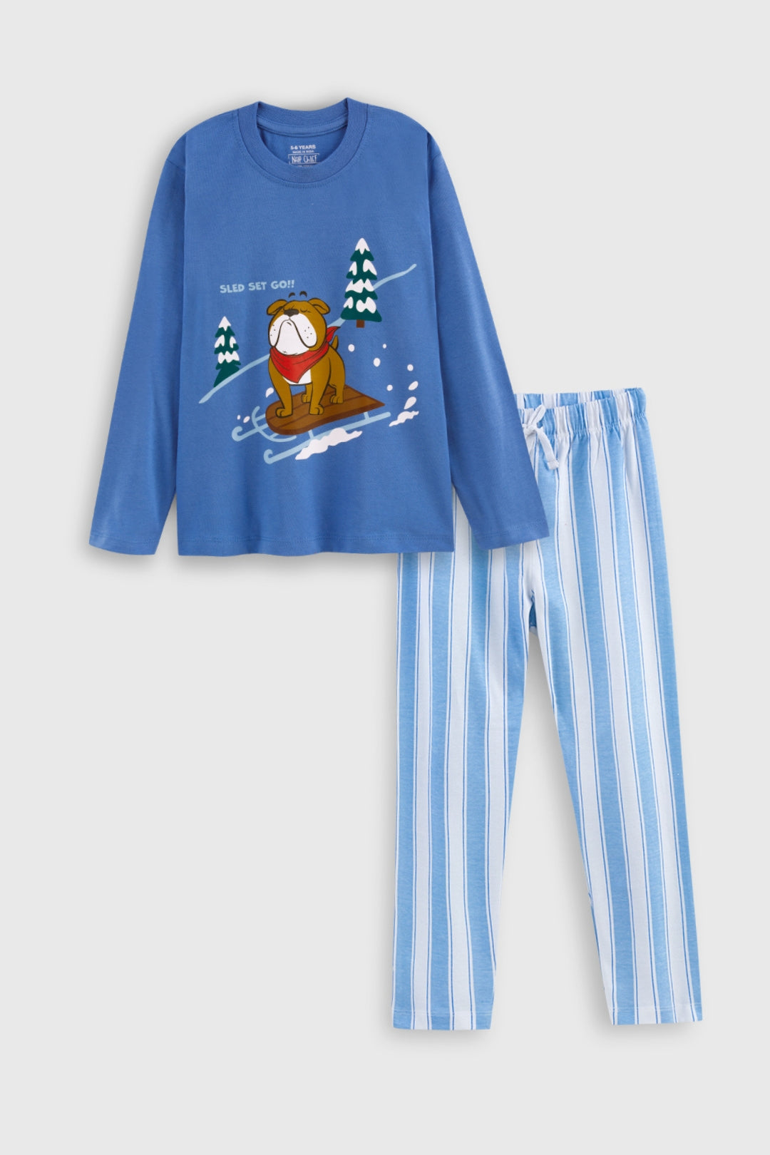 Puppy Sleigh Pajama Set