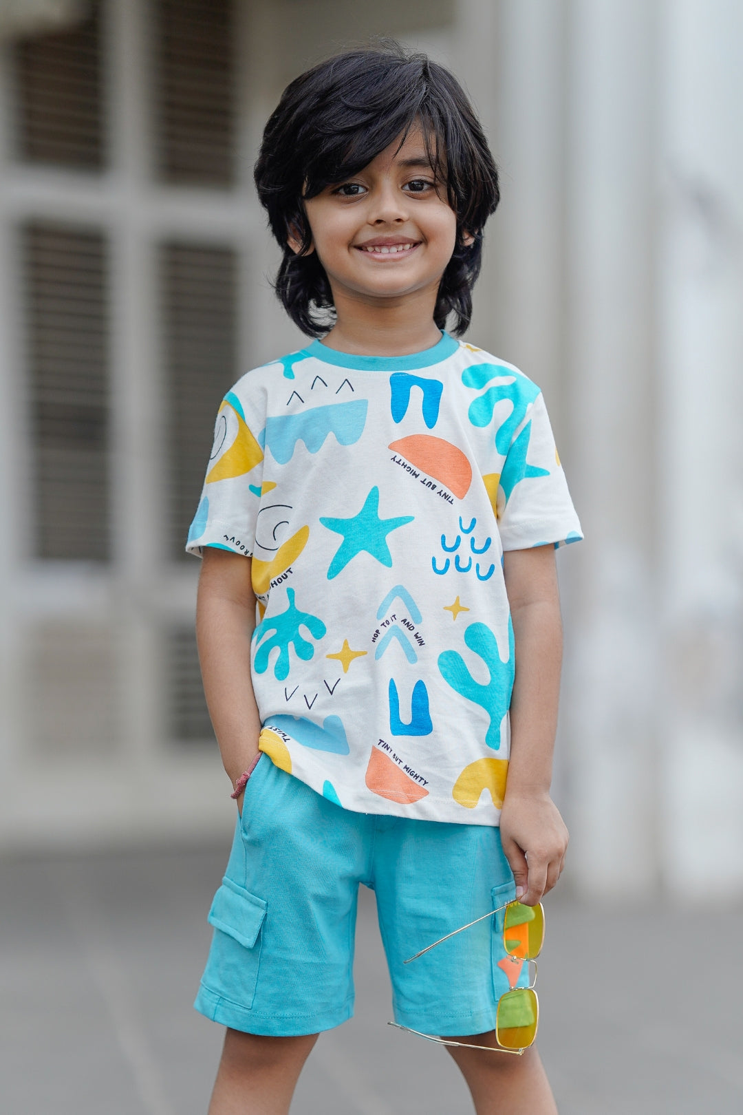 Abstract Art Shorts Set