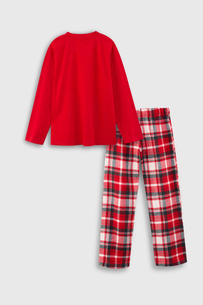 Merry Duckmas Flannel Pajama Set