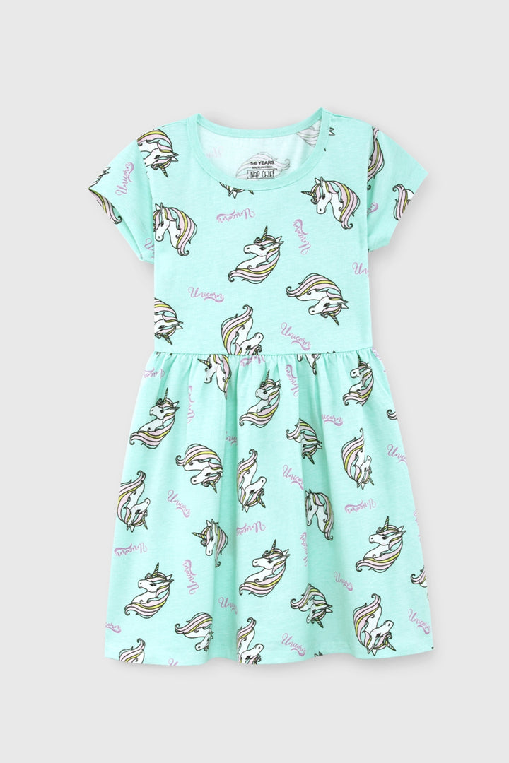 green unicorn dress Banjanan Kay Midi Dress