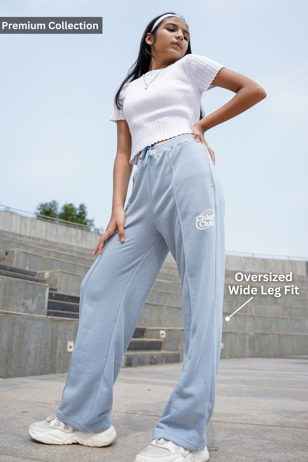 Chief Club Wide leg Joggers