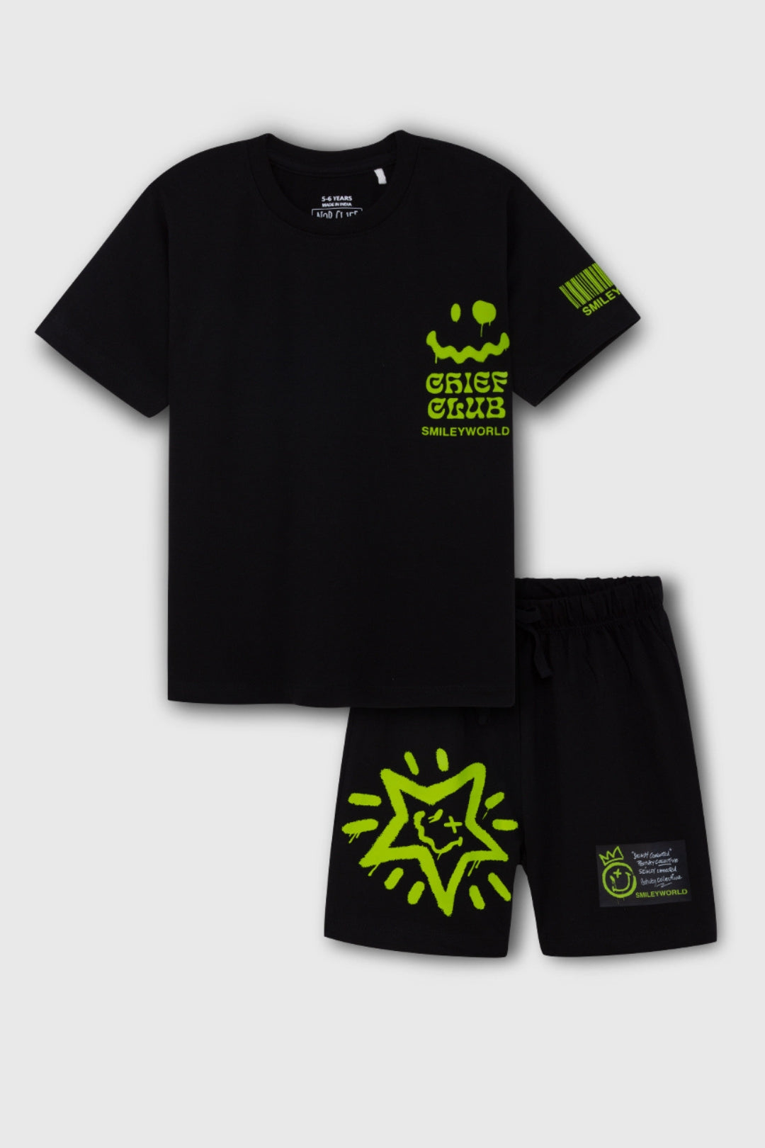 SMILEYWORLD ® Neon Chief Club Co-Ord Set