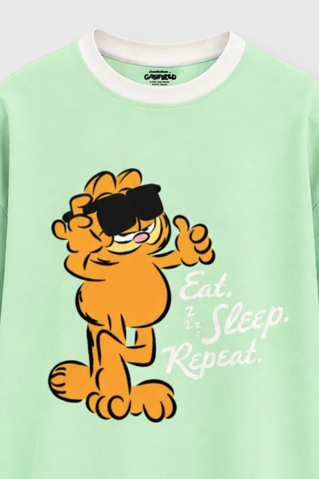 Garfield Rest Mode Crew Neck T-Shirt