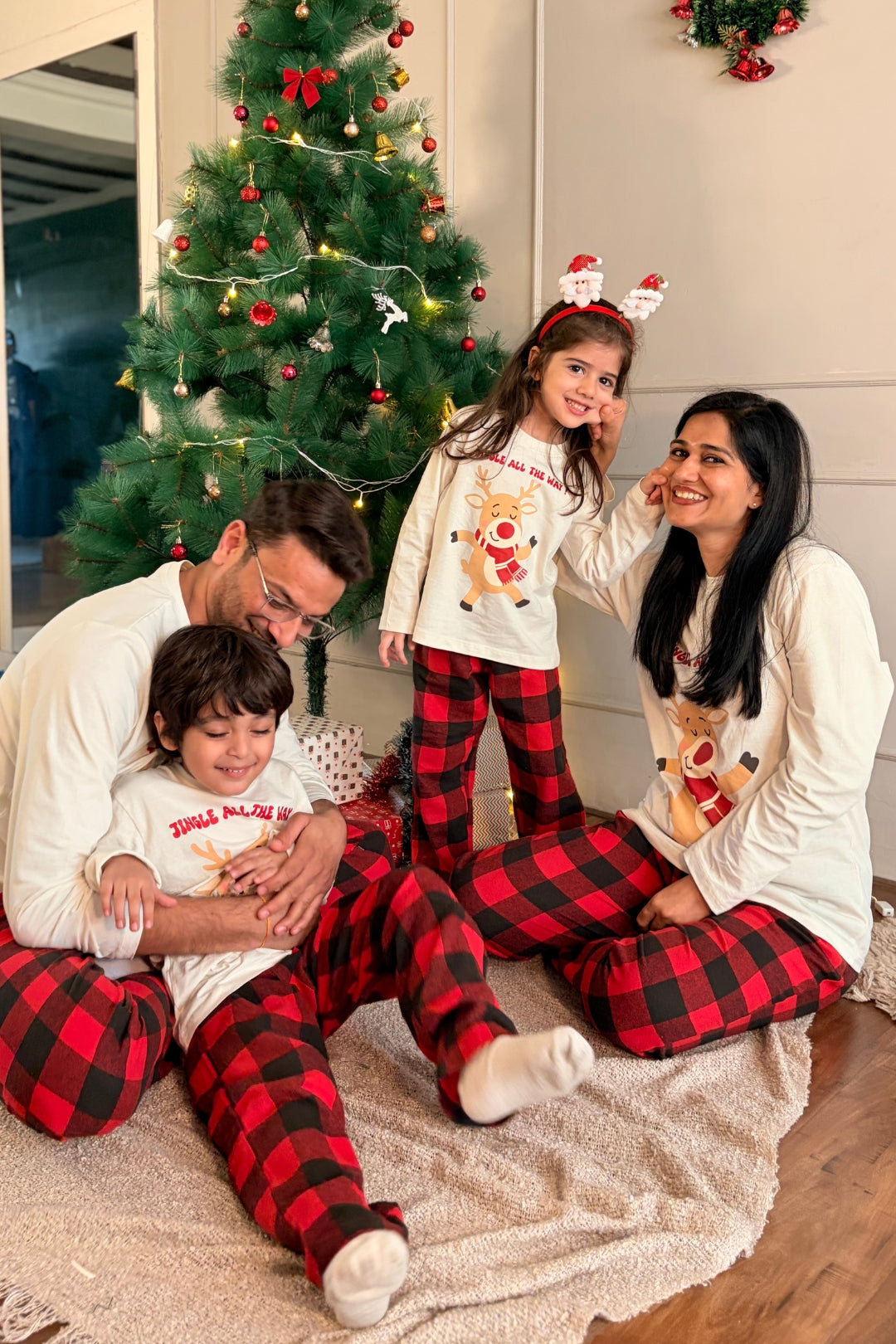 Jingle All The Way Flannel Pajama Set For Family