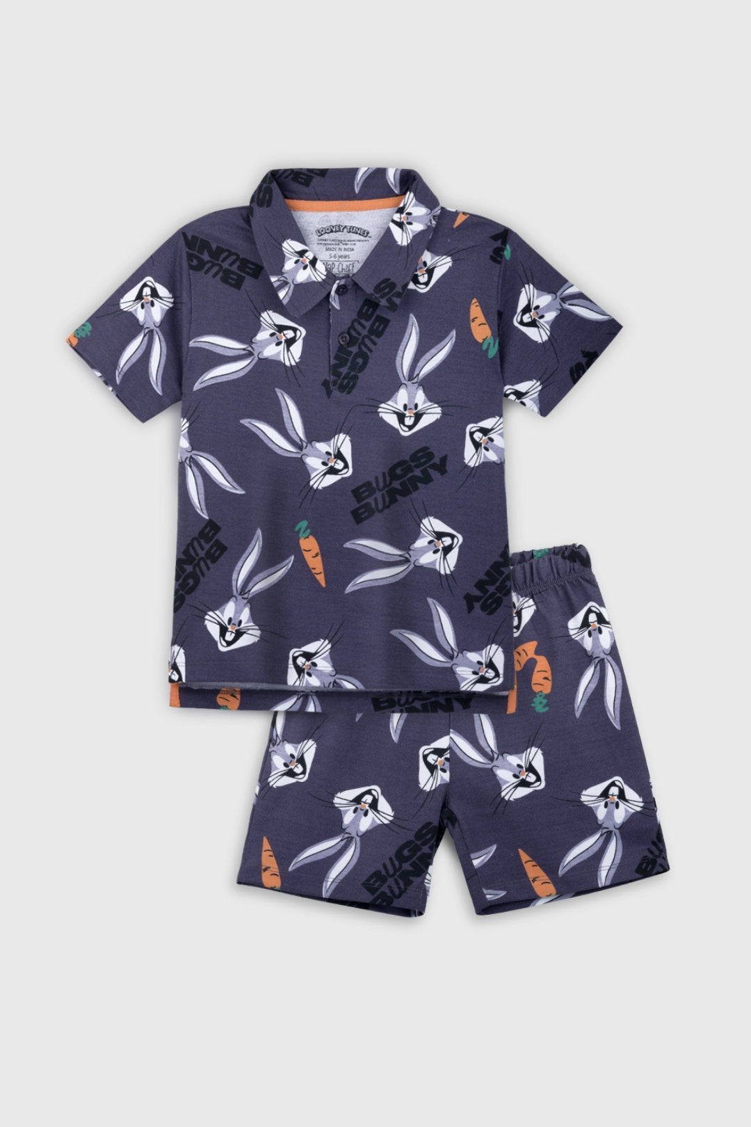 Bugs Bunny Polo Shorts Set