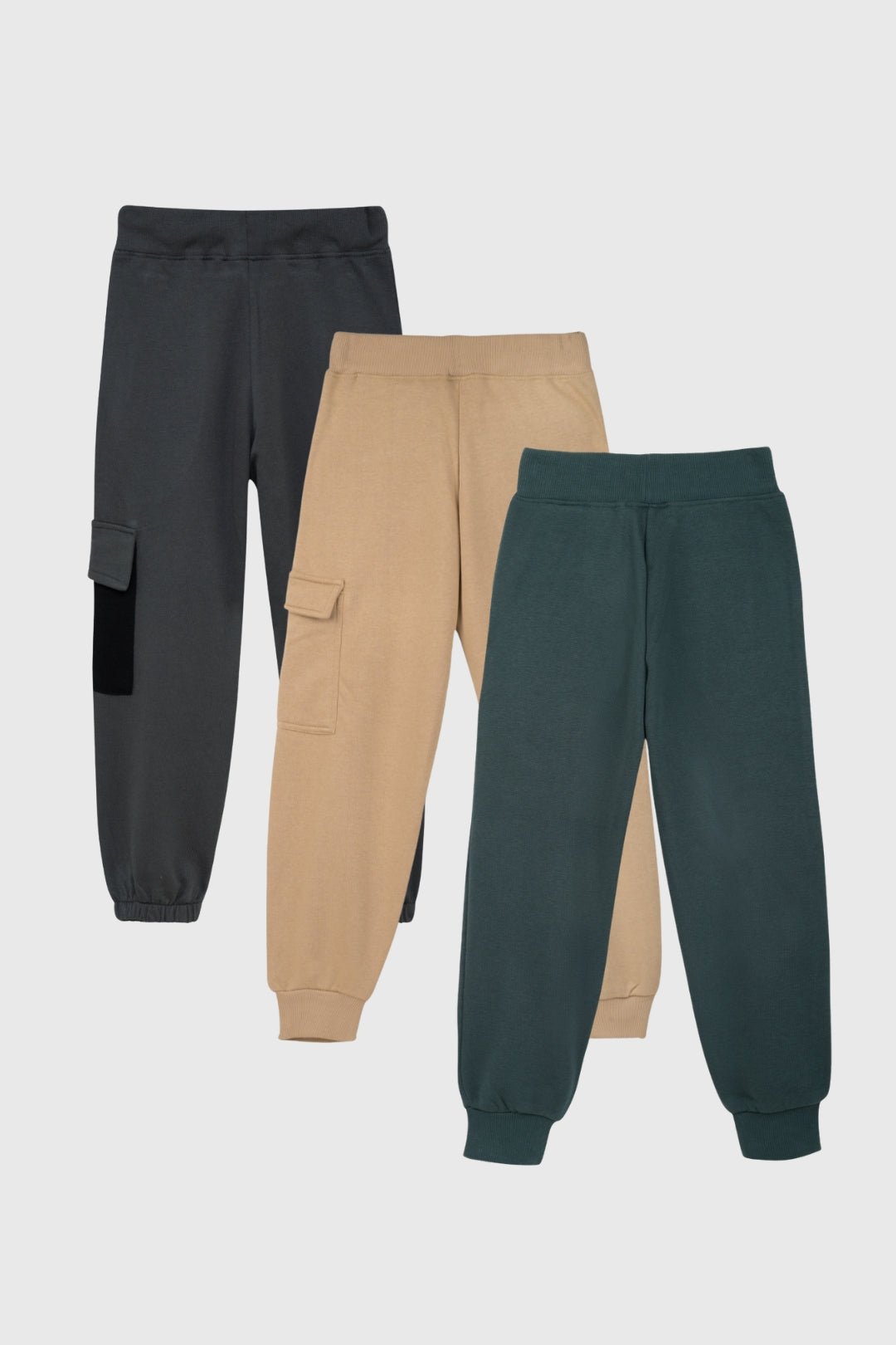 Chief Green and Vibe Check Joggers Pack Of 3