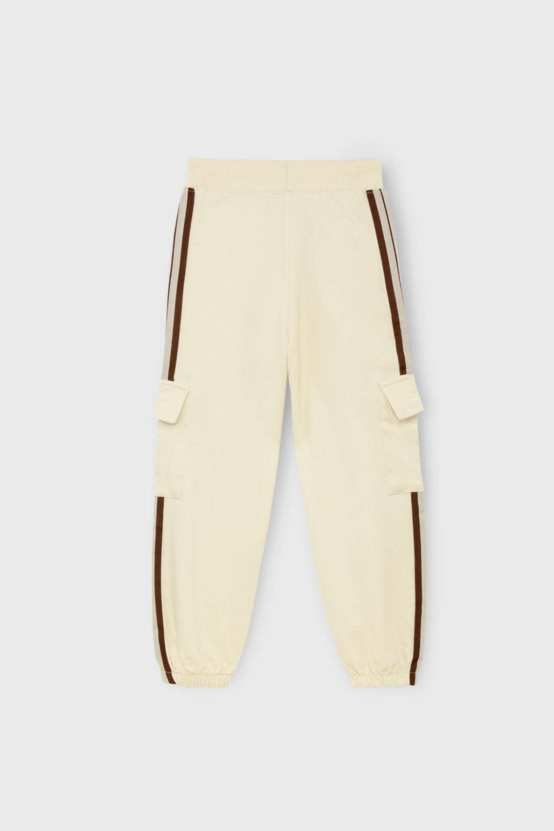 Beige Side Striped Originals Jogger