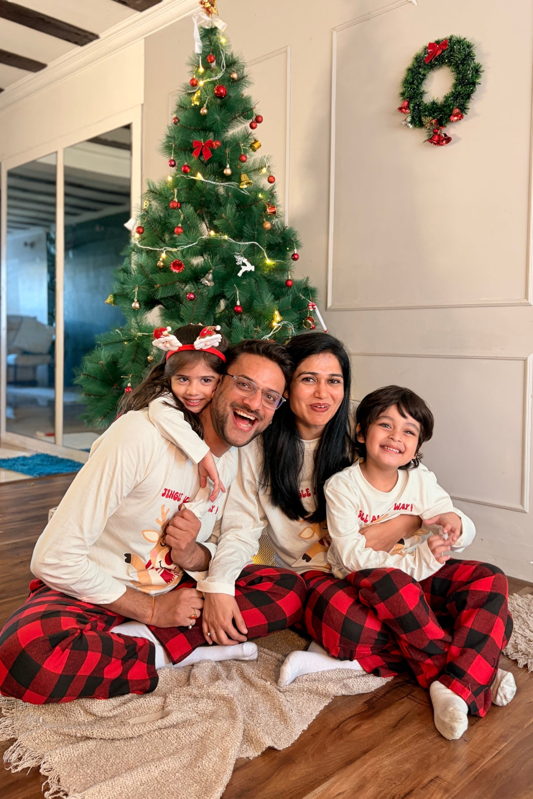 Jingle All The Way Flannel Pajama Set For Family