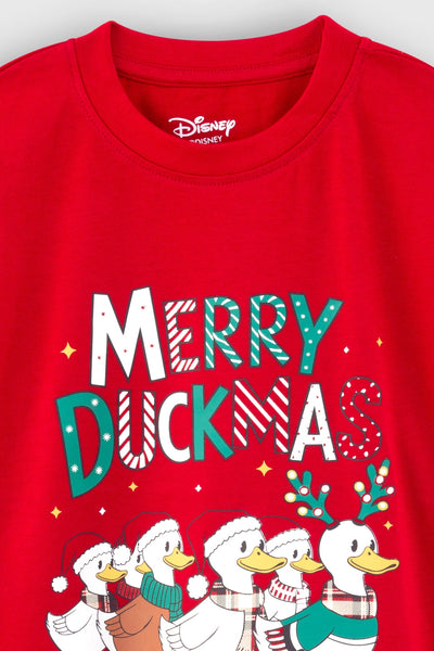 Merry Duckmas Flannel Pajama Set