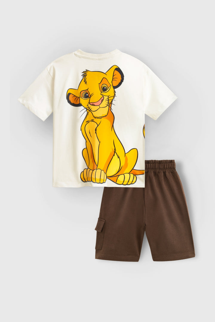 The Lion King Simba Iconic Shorts Set Kids Dress for Boys 100