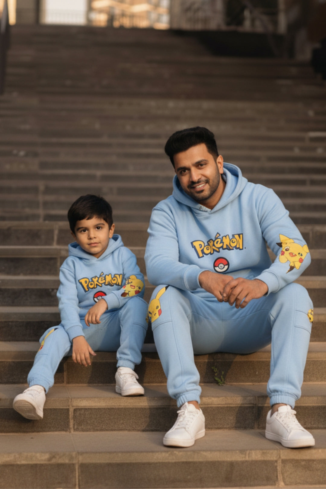 Pokémon Blue Co-Ord Set For Family