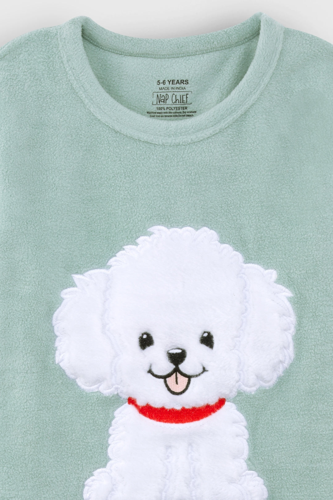 Fluffy Dog Pajama Set