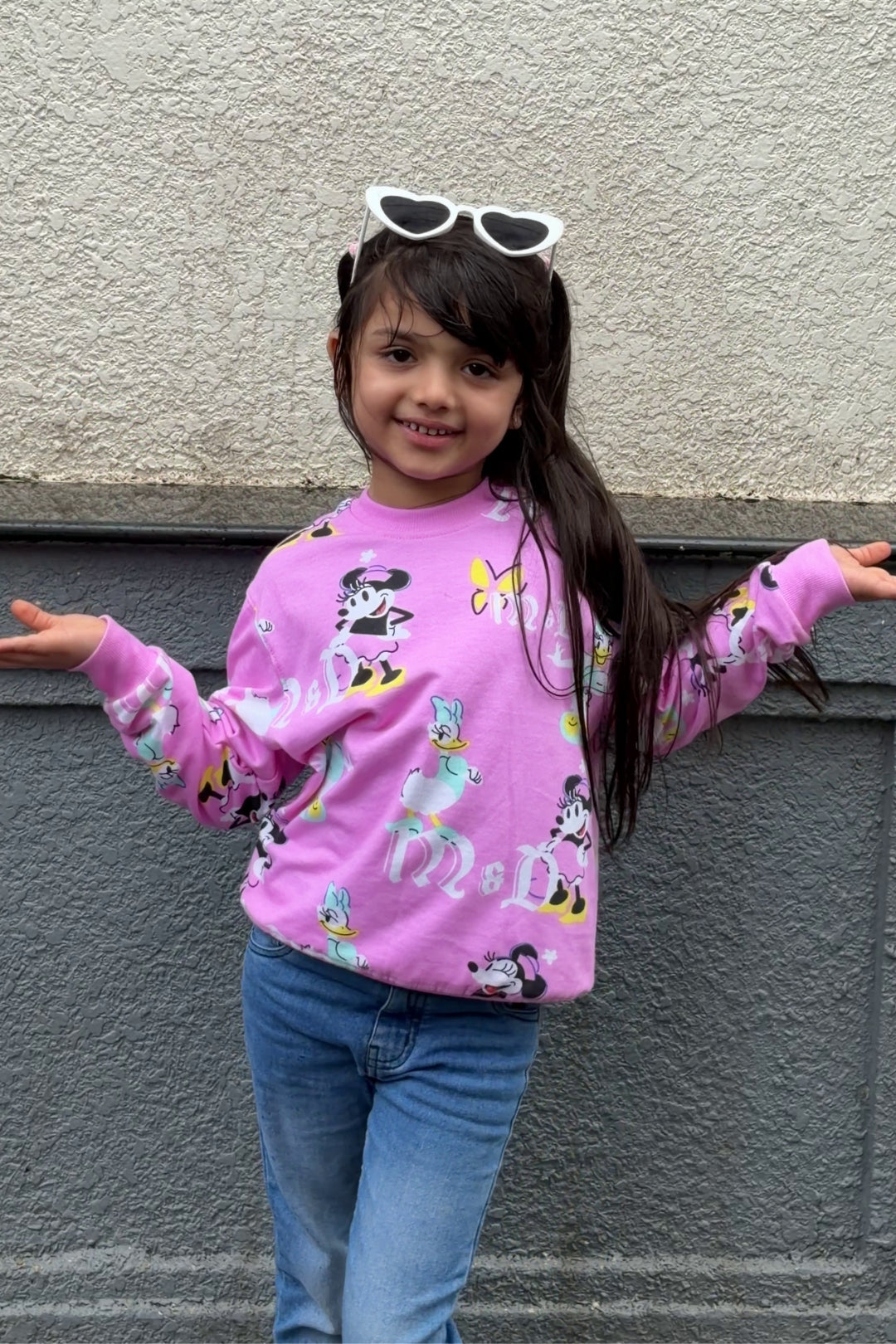 Minnie and Daisy Bestie Sweatshirt