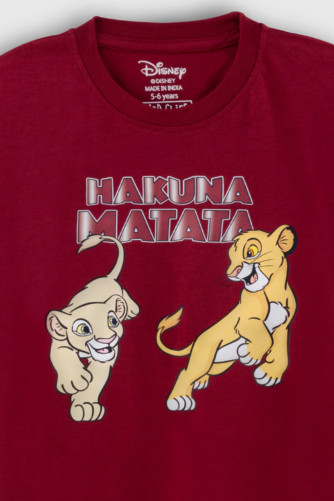 disney lion king graphic t-shirt for boys
