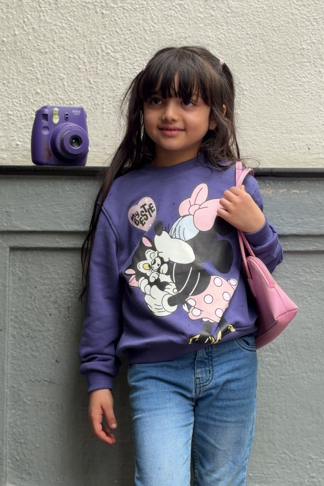 Minnie and Cat Sweatshirt