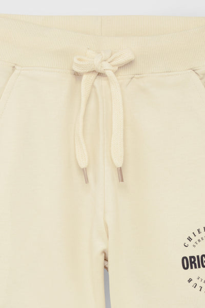 Beige Side Striped Originals Jogger