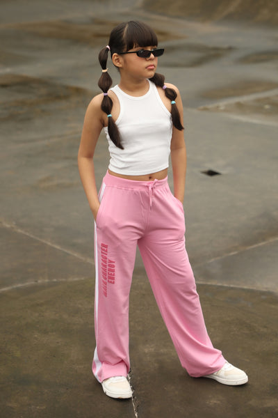 Main Character Energy Pink Jogger
