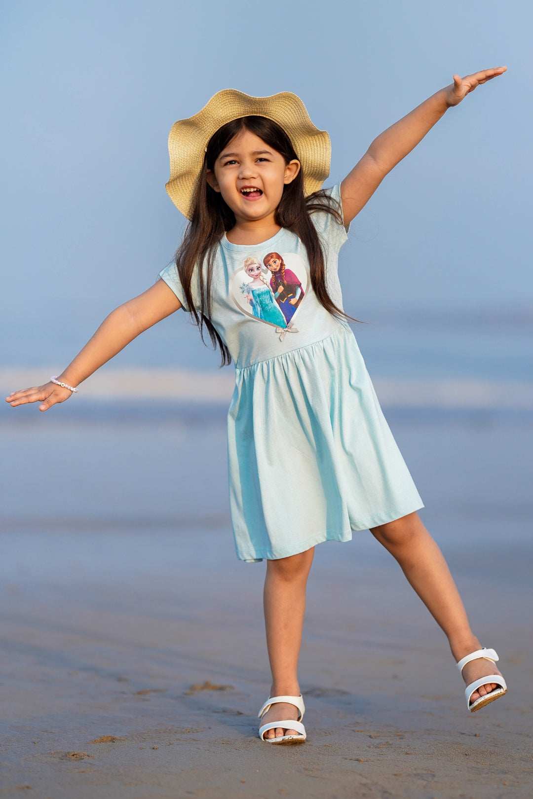 Frozen Elsa Bow Heart Dress