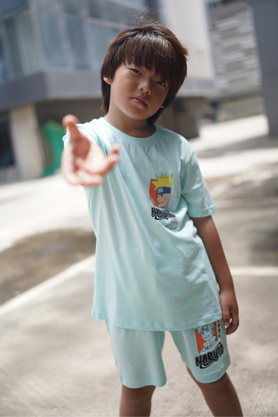 Naruto Classic Blue Short Set