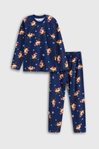 Reindeer Holiday Pajama Set
