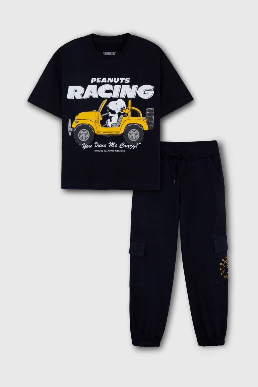 snoopy casual co-ord set for boys