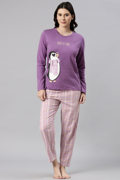 Cool Penguin Flannel Pajama Set for Family