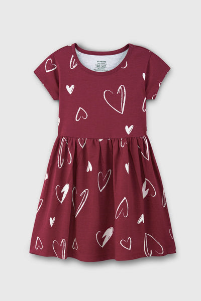 Sketchy Heart Dress