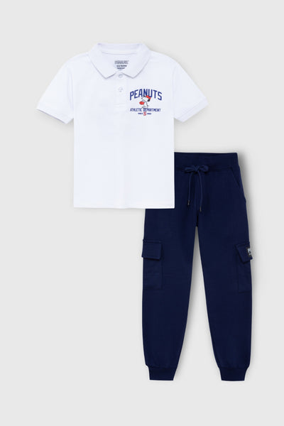 Snoopy Athletic Polo Jogger Set