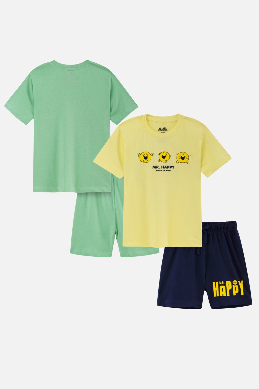 Tom and Jerry and Mr. Happy Shorts Set Pack Of 2