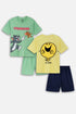 Tom and Jerry and Mr. Happy Shorts Set Pack Of 2