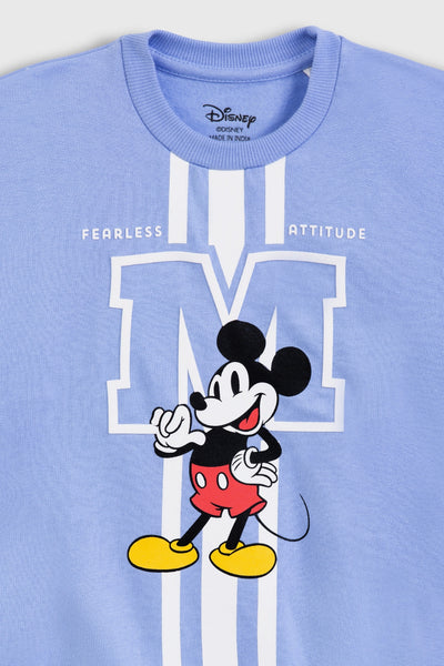 Mickey Varsity Blue Co-ord set