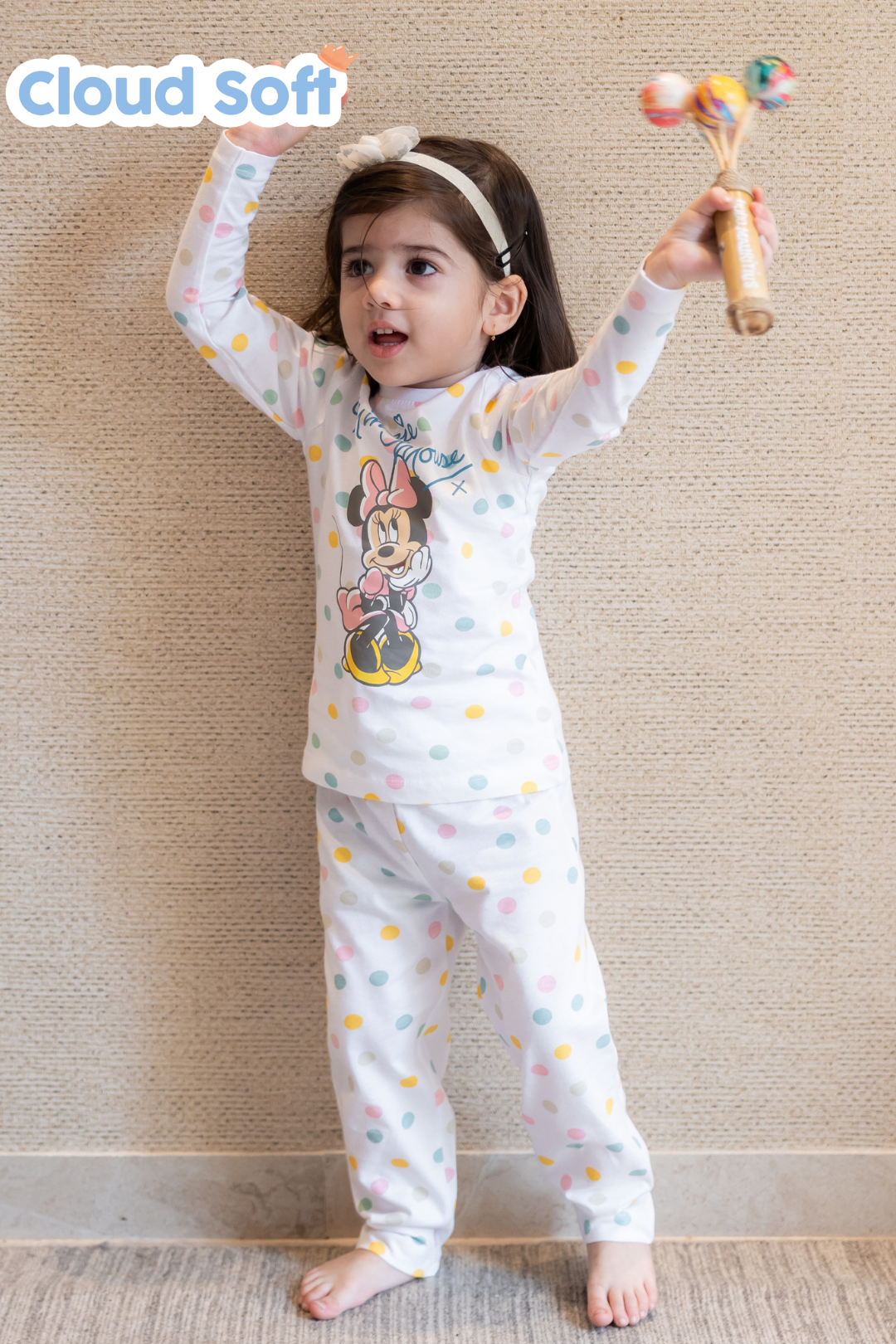 Minnie Polka Pajama Set for Infant