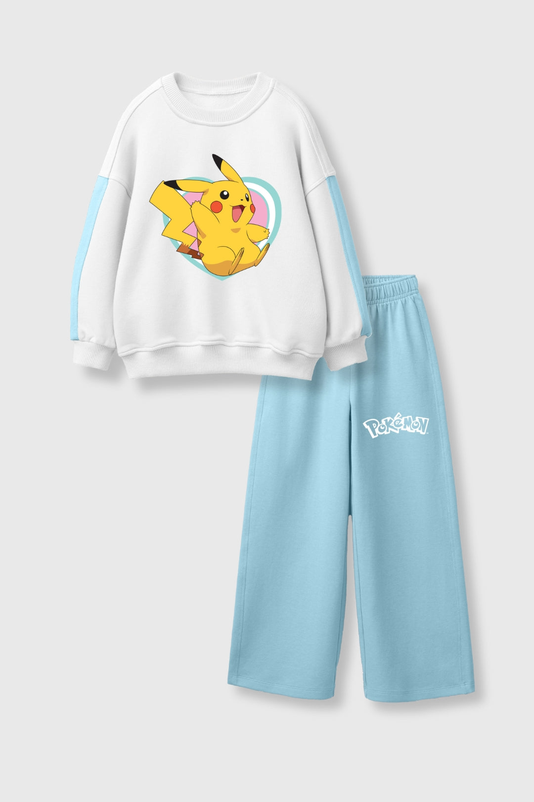 Pikachu Heart Flared Co-Ord Set