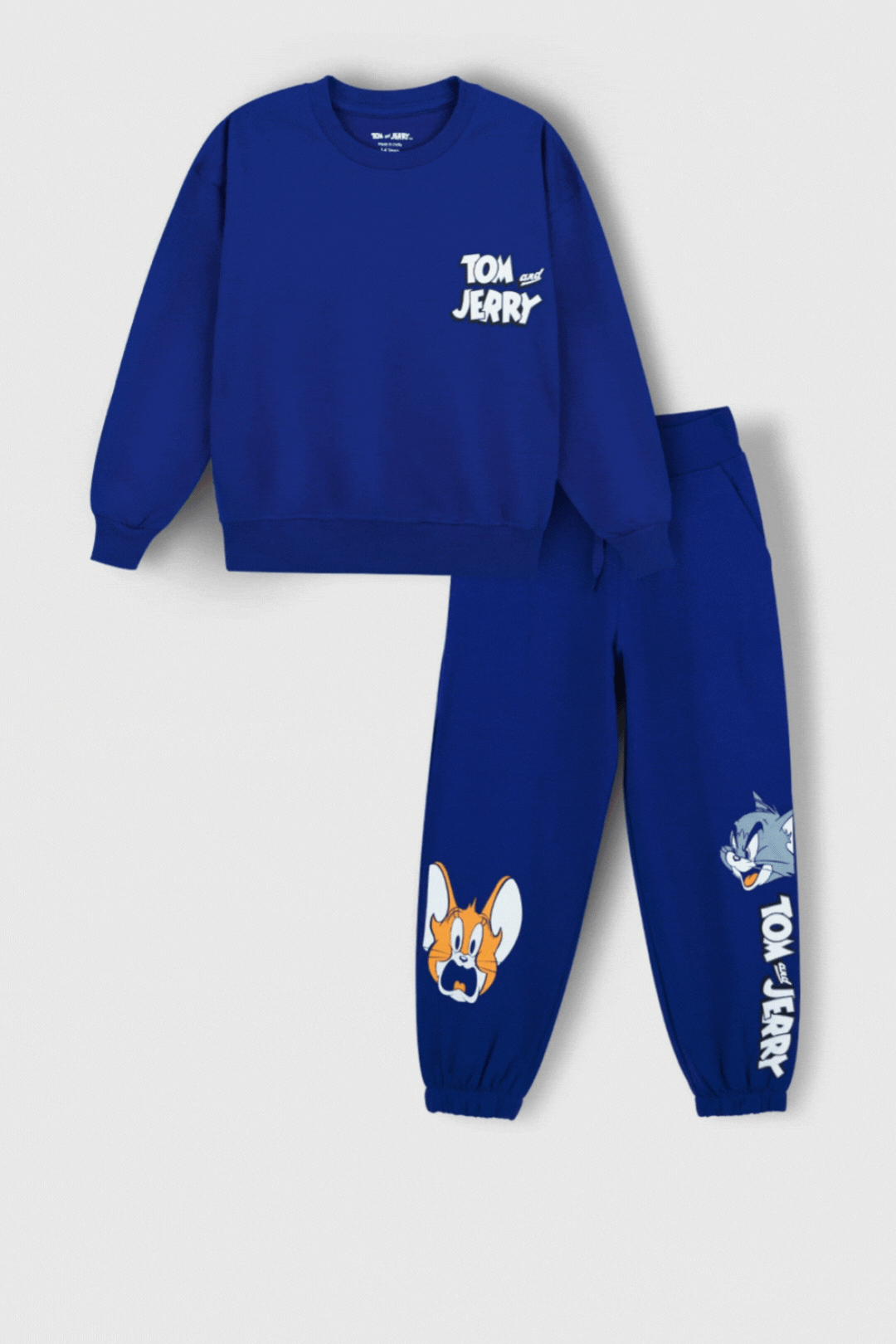tom and jerry winter co-ord set for boys