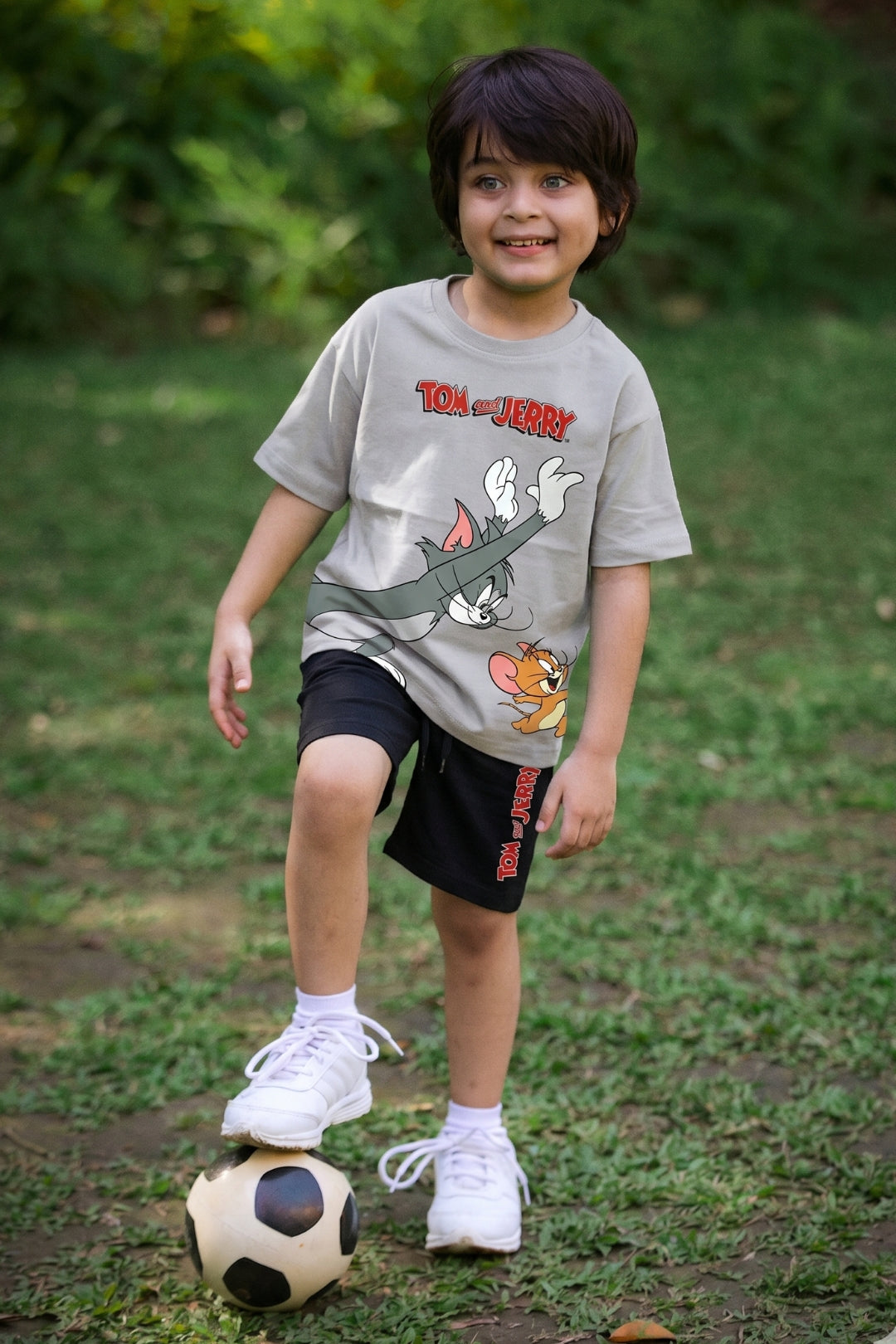 tom and jerry casual co-ord set for boys