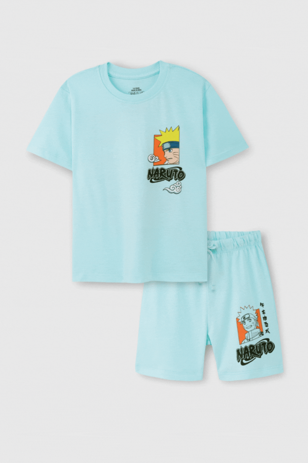 Naruto Classic Blue Short Set