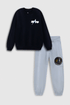 isro hoodie and jogger set for boys
