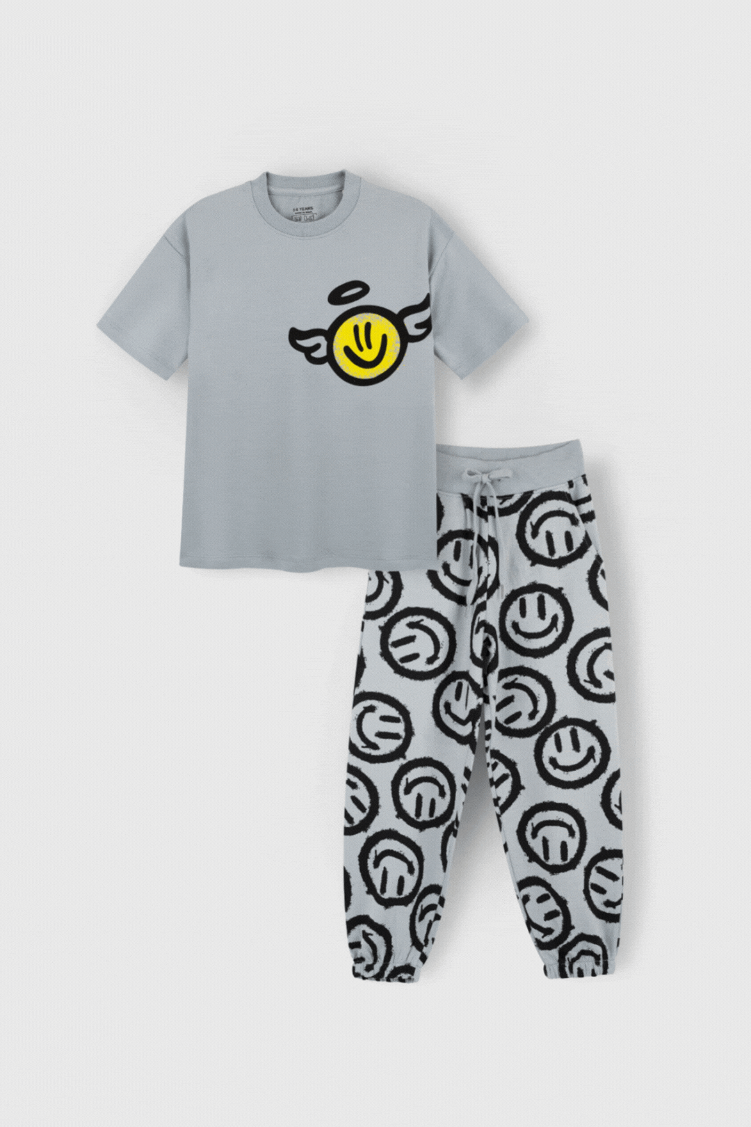 Smile Angel Oversized Co-Ord Set for Family