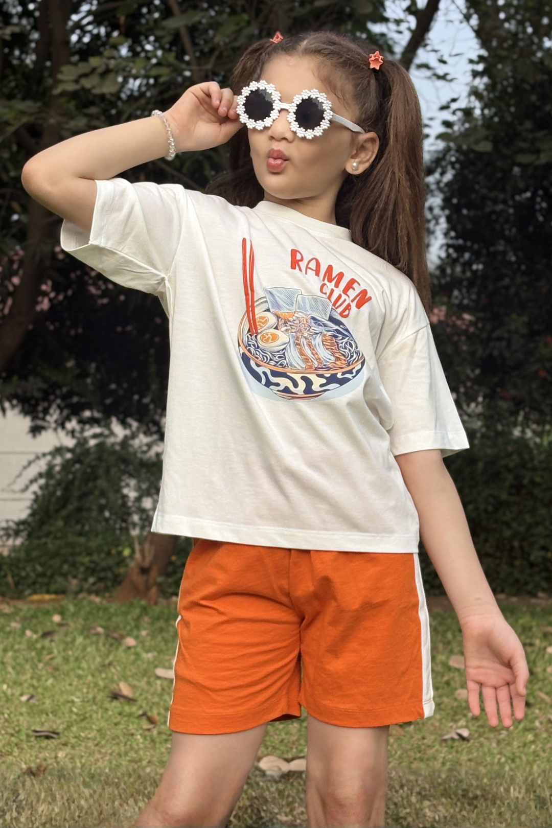 Ramen Club Shorts Set