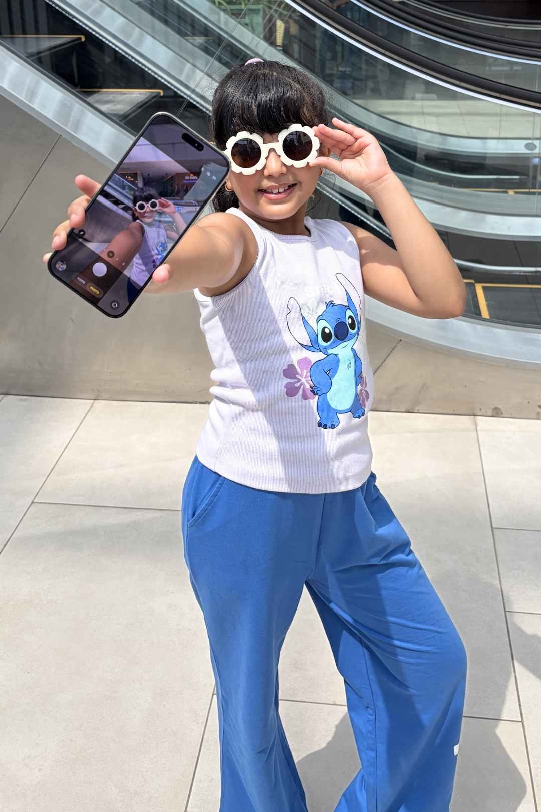 disney stitch trendy jogger co-ord for girls
