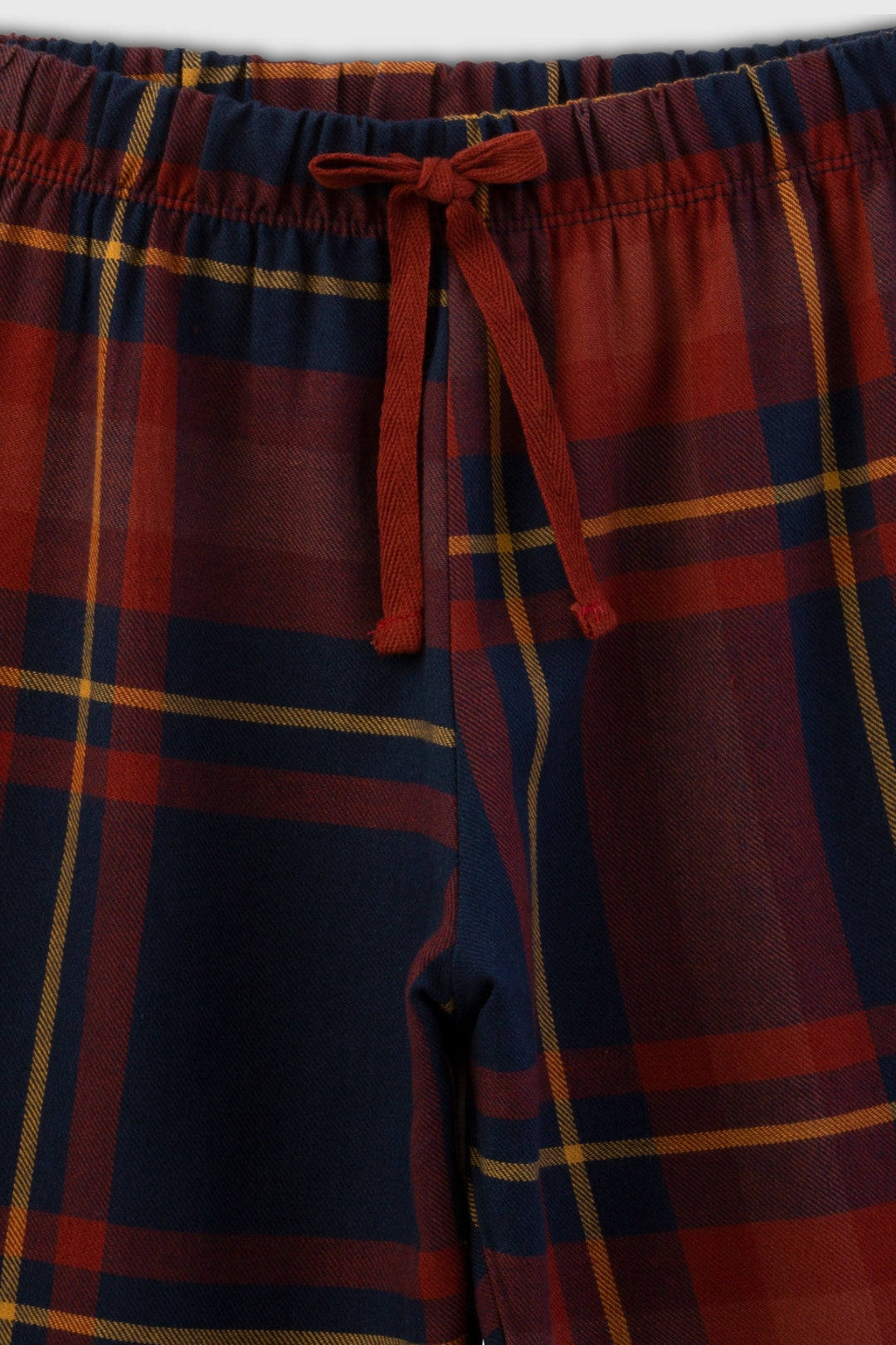 Tartan Flannel Shorts Pajama Set Nutcracker Flannel Night Dress