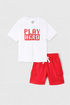Play Hard Shorts Set