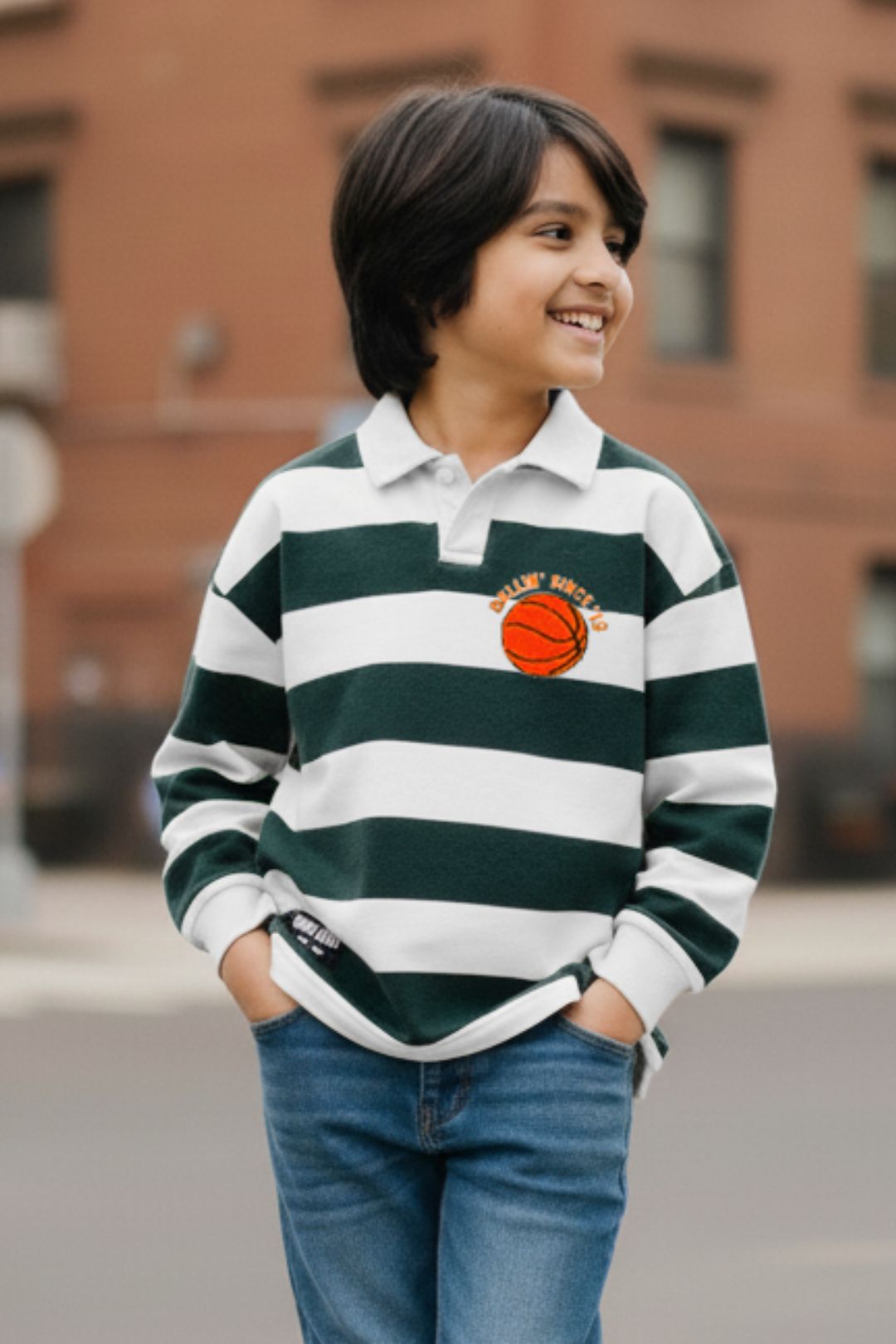 Court Vibes Polo Sweatshirt
