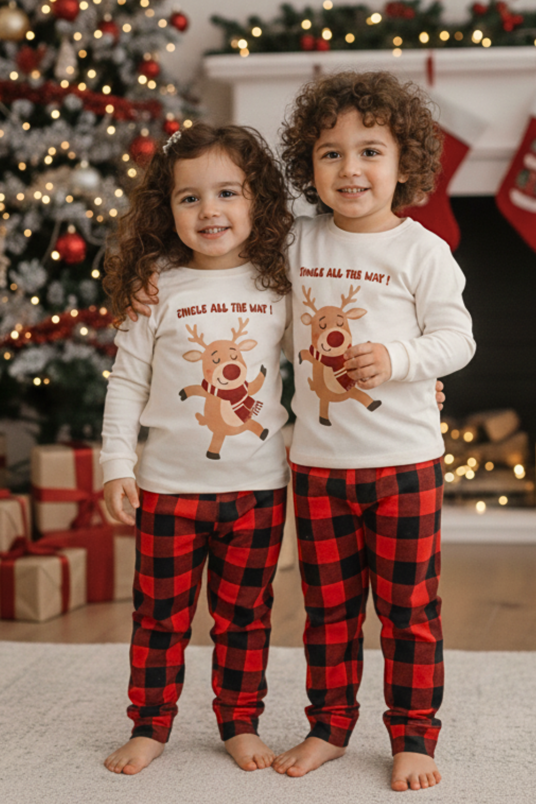 Jingle All The Way Flannel Pajama Set