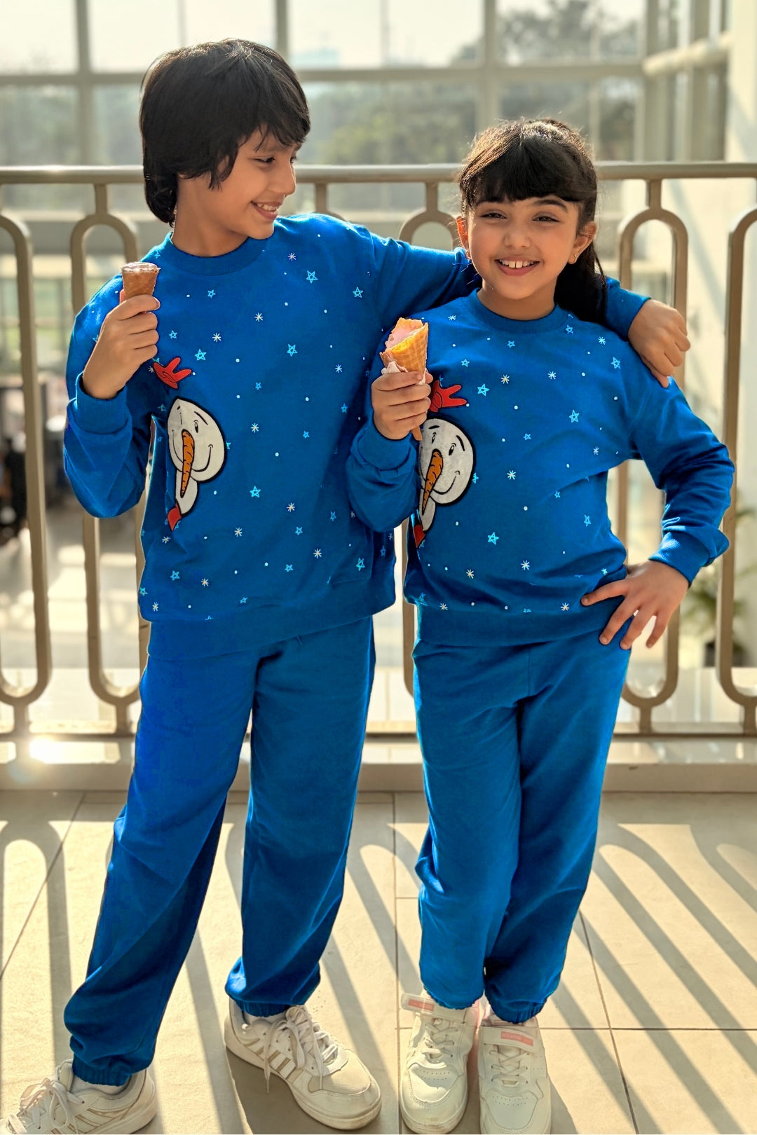 Snowman Blue Co-Ord Set