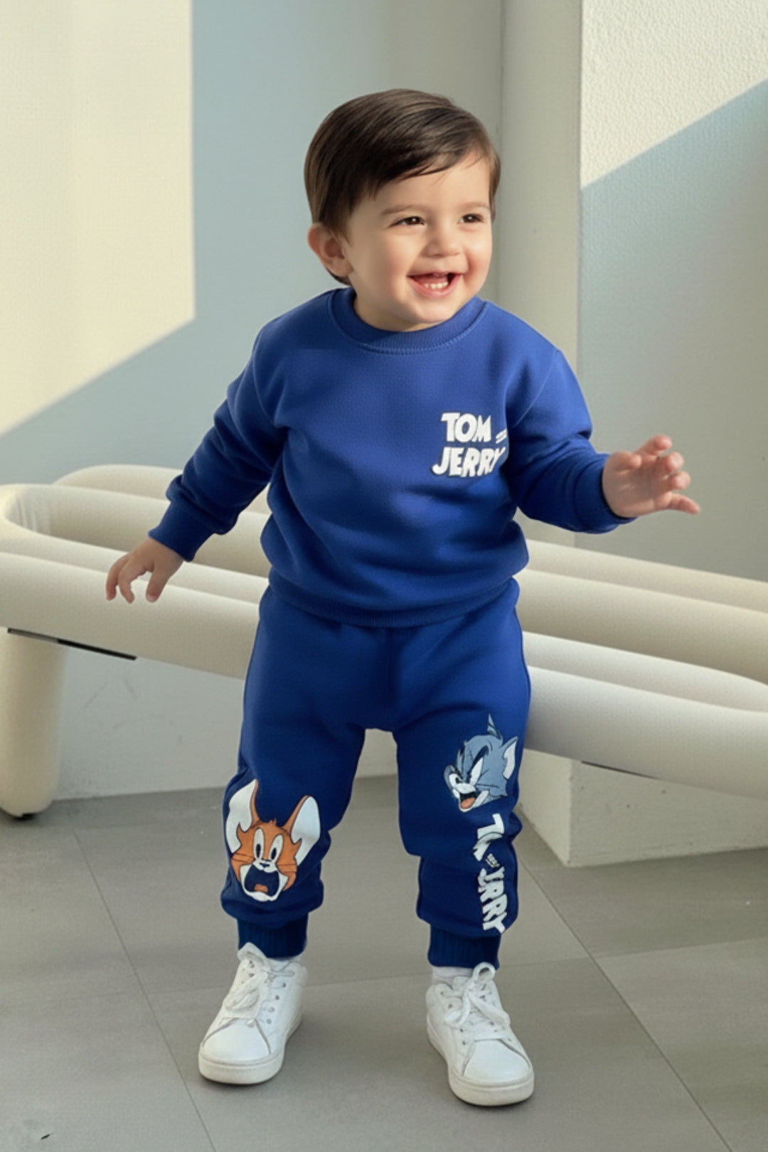 Tom and Jerry Iconic Blue Co-Ord Set For Infant