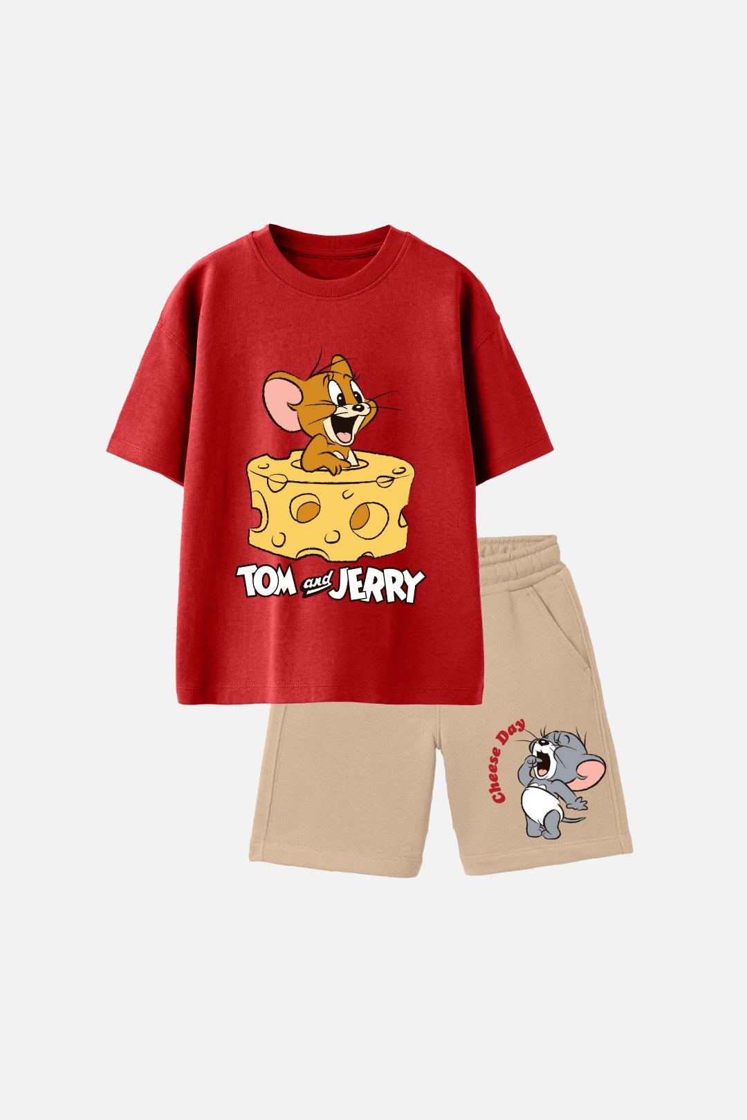 Tom and Jerry Classic cheese Shorts Set