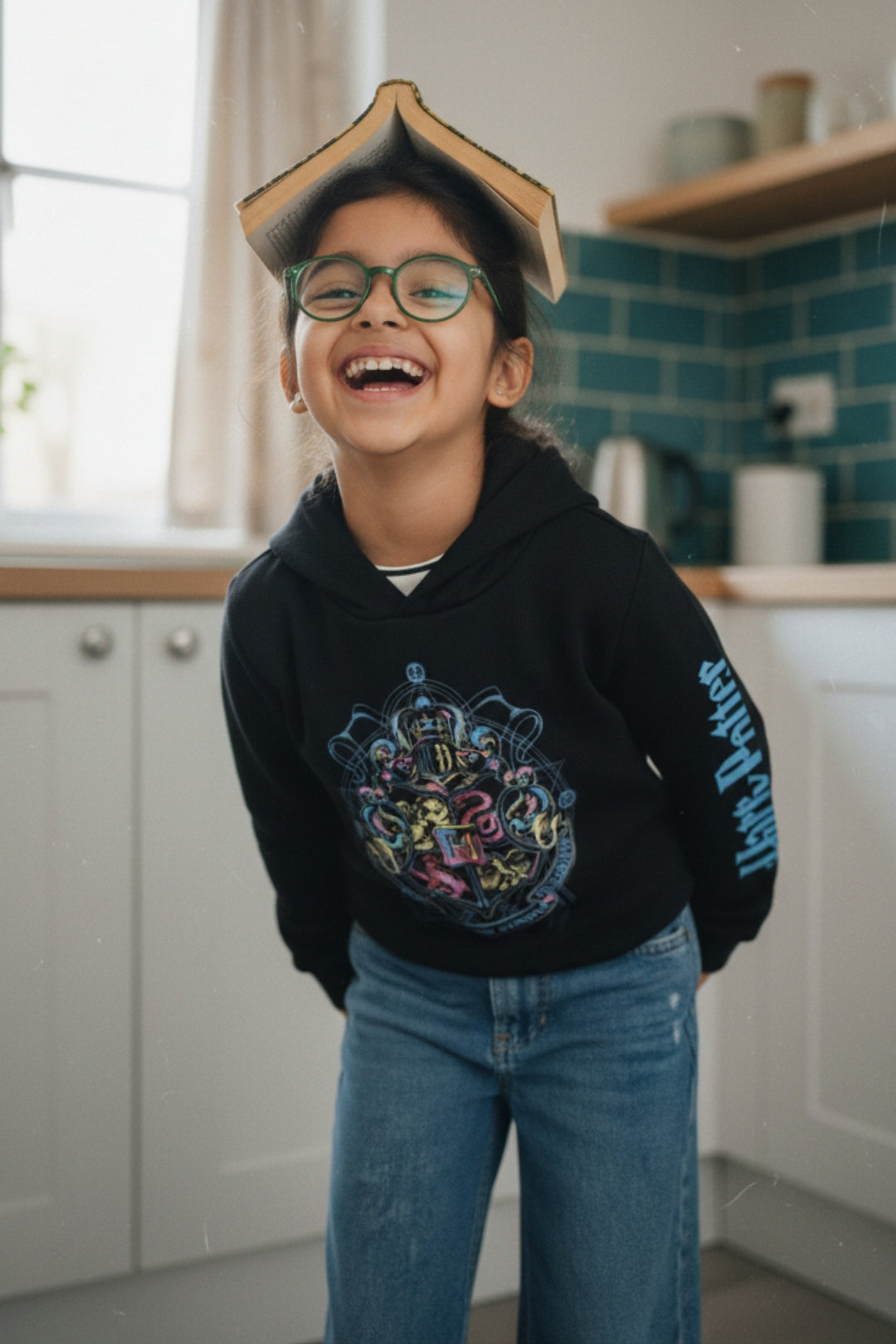 Hogwarts Harry Potter Neon Sigil Hoodie